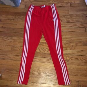 Red Adidas Pants